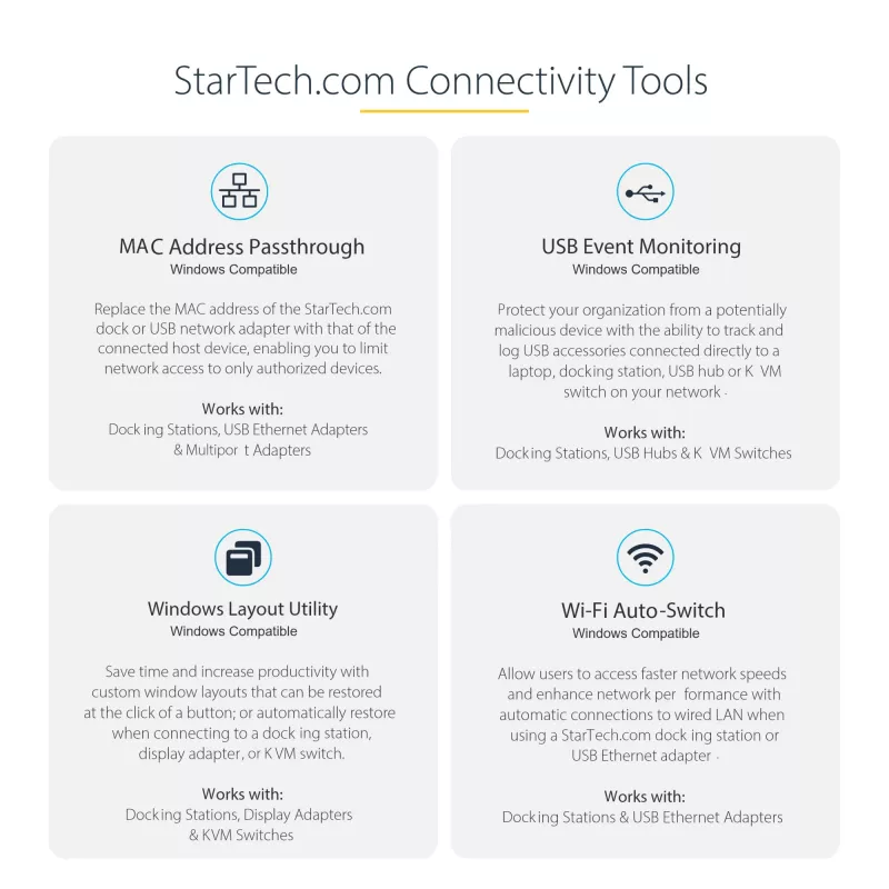 StarTech.com USB-C daudzportu adapteris 4K 60Hz HDMI video, 3 portu 5Gbps USB-A centrmezgls, 100W USB barošanas padeves caurlaide/GbE/SD/MicroSD, 30 cm kabelis, ceļojuma klēpjdatora dokstacija