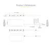 StarTech.com USB-C daudzportu adapteris 4K 60Hz HDMI video, 3 portu 5Gbps USB-A centrmezgls, 100W USB barošanas padeves caurlaide/GbE/SD/MicroSD, 30 cm kabelis, ceļojuma klēpjdatora dokstacija