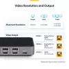 StarTech.com USB-C Trīskāršā 4K Dokošanas Stacija - HDMI/DP Trīskāršais 4k USB-C Dokstacija - 5x USB Hubs - GbE - 100W PD - Universāla Vairāku Monitoru Dokošanas Stacija - Thunderbolt 3/4 Saderīga