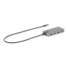 StarTech.com USB-C trīs monitoru daudzportu adapteris, Divi 4K 60Hz + 4K 30Hz HDMI un DisplayPort, 3 portu USB 10Gbps centrmezgls, 100W PD caurlaide, GbE, ceļojumu dokstacija, Windows un ChromeOS