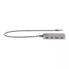 StarTech.com USB-C trīs monitoru daudzportu adapteris, Divi 4K 60Hz + 4K 30Hz HDMI un DisplayPort, 3 portu USB 10Gbps centrmezgls, 100W PD caurlaide, GbE, ceļojumu dokstacija, Windows un ChromeOS