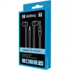 Sandberg Speak’n Go In-Earset Melns, Vadu, 20–20000 Hz, Zvani/Mūzika, 25 g, Austiņas, Melns