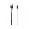 Sandberg MiniJack Chat Headset, Vadu, Zvani/Mūzika, 20 - 20000 Hz, 180 g, Austiņas, Melns