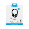 Sandberg MiniJack Chat Headset, Vadu, Zvani/Mūzika, 20 - 20000 Hz, 180 g, Austiņas, Melns