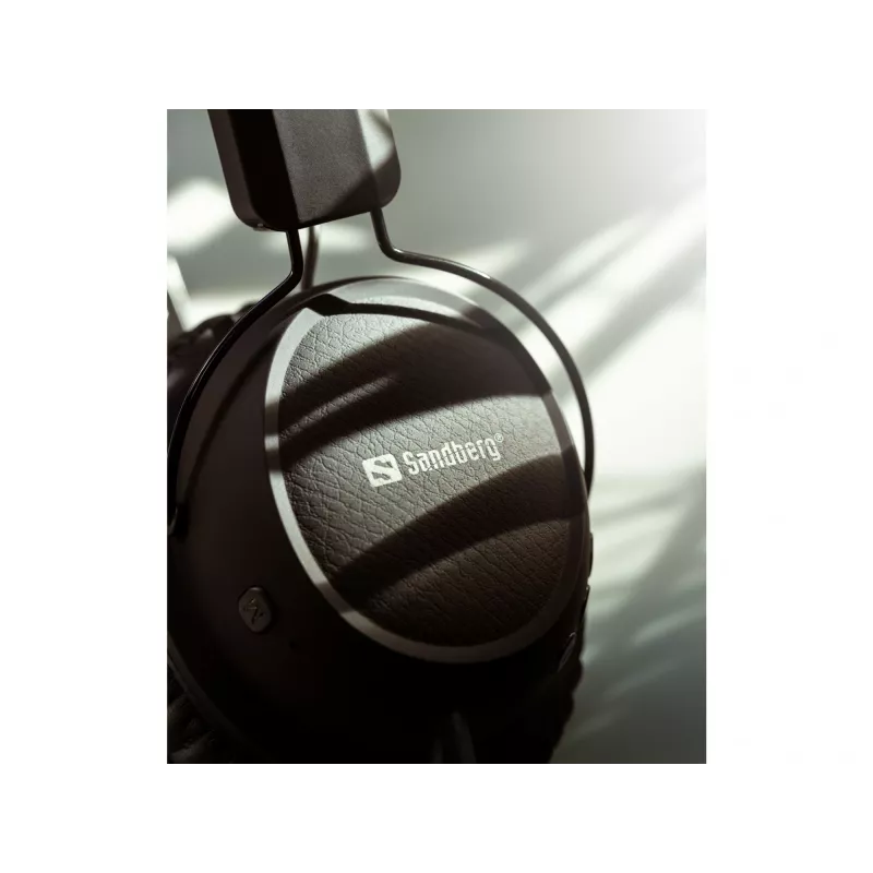 Sandberg Wireless Headset ANC FlexMic, bezvadu, spēlēm, 20 - 20000 Hz, 211 g, austiņas, melna