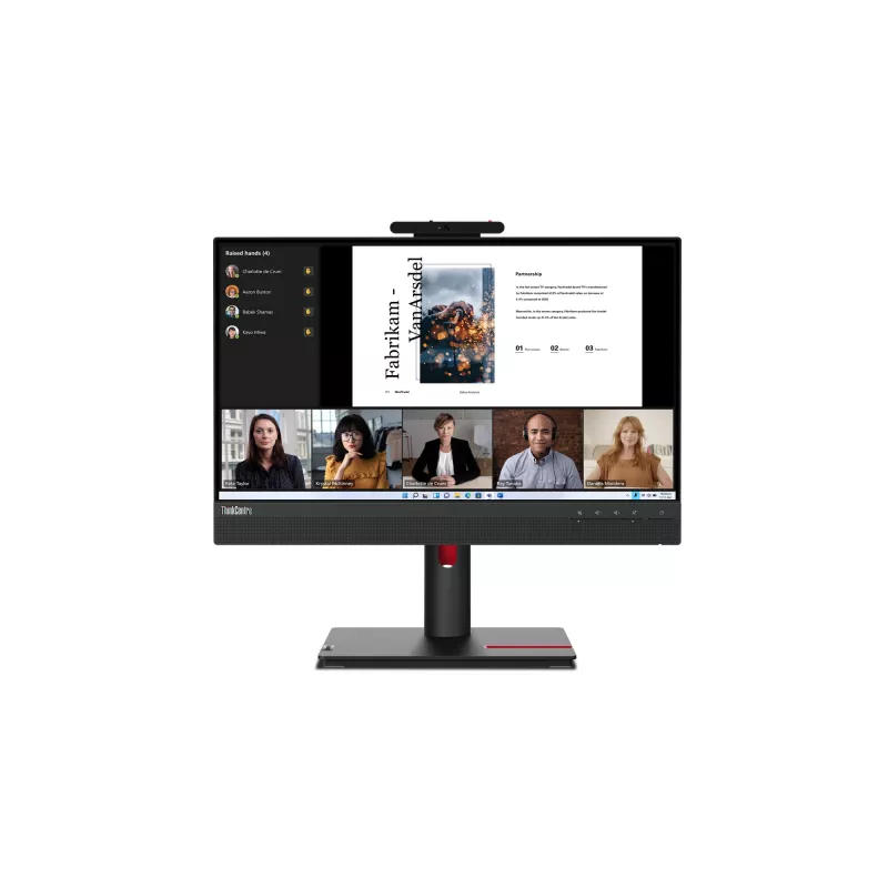 Lenovo ThinkCentre TIO-22 Gen5 monitors, 54.6 cm (21.5 collas), 1920 x 1080 pikseļi, Full HD, LED, 6 ms, Melns