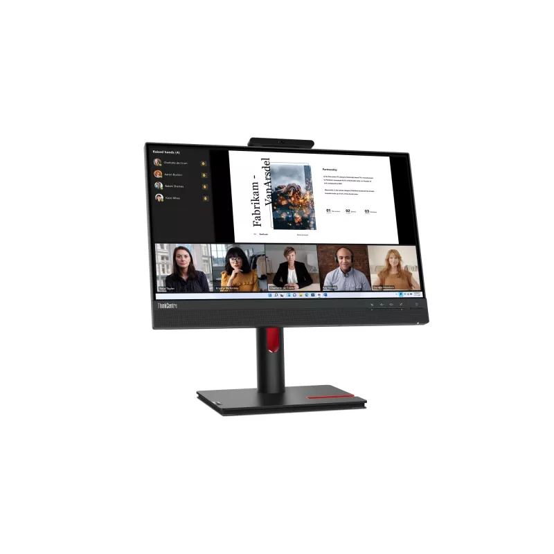 Lenovo ThinkCentre TIO-22 Gen5 monitors, 54.6 cm (21.5 collas), 1920 x 1080 pikseļi, Full HD, LED, 6 ms, Melns