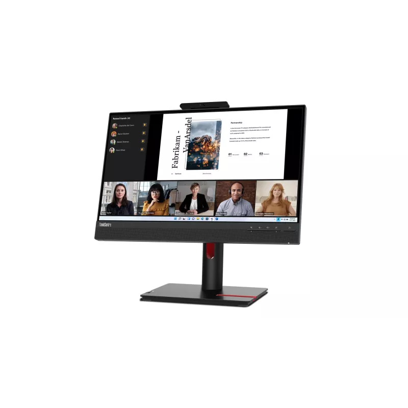 Lenovo ThinkCentre TIO-22 Gen5 monitors, 54.6 cm (21.5 collas), 1920 x 1080 pikseļi, Full HD, LED, 6 ms, Melns