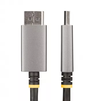 StarTech.com 6 pēdu (2m) DisplayPort uz HDMI adaptera kabelis, 8K 60Hz, 4K 144Hz, HDR10, DP 1.4 uz HDMI 2.1 aktīvs video pārveidotājs, no datora uz HDMI monitoru, vīrietis/vīrietis