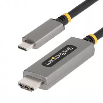 StarTech.com 2m USB-C uz HDMI adaptera kabelis, 8K 60Hz, 4K 144Hz, HDR10, USB Type-C uz HDMI 2.1 video pārveidotājs, saderīgs ar USB-C DP Alt Mode/USB4/Thunderbolt 3/4