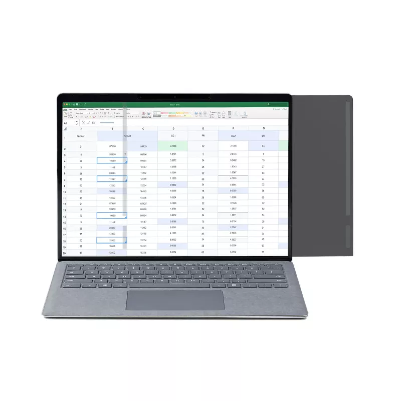 StarTech.com 13.5 collu Surface Laptop / Surface Book Privātuma Ekrāns, Pretatspīduma Privātuma Filtrs ar 51% Zilās Gaismas Samazinājumu, Monitora Ekrāna Aizsargs ar +/- 30 grādu Skata Leņķi, Matēts Pārklājums
