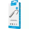 Sandberg USB-C Dokstacija HDMI+3xUSB+PD 100W, Vadu, USB 3.2 Gen 1 Type-C, 100 W, Pelēks, 4K Ultra HD, Alumīnijs