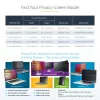 StarTech.com Privātuma ekrāns 13 inch MacBook Air M2/M3, Noņemams un atgriezenisks pretatspīduma filtrs, Magnētisks ekrāna aizsargs ar 51% zilās gaismas samazinājumu