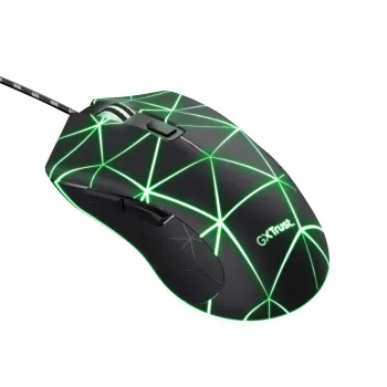 Trust GXT 133 Locx Gaming pele, labā roka, USB Type-A, optiskā, 4000 DPI