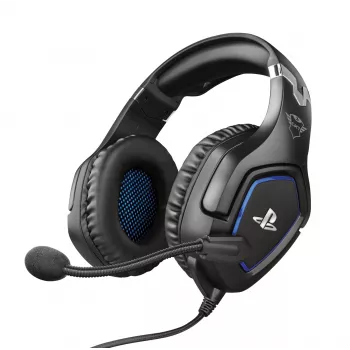 Trust GXT 488 Forze PS4 austiņas ar vadu, galvas saite, spēlēm, melnas