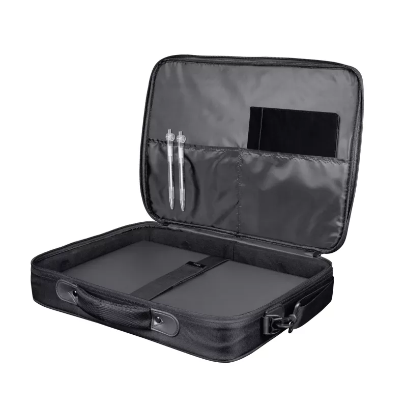 Trust Atlanta 40.6 cm (16 collu) portfelis Melns