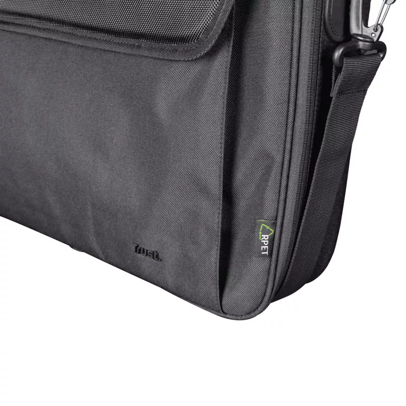 Trust Atlanta 40.6 cm (16 collu) portfelis Melns