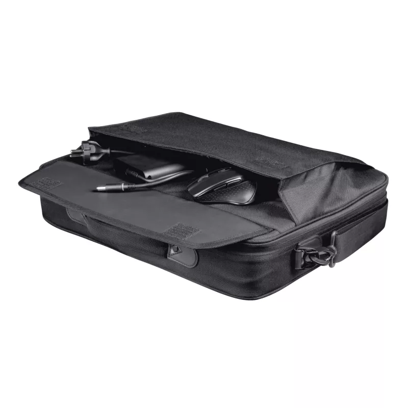 Trust Atlanta 40.6 cm (16 collu) portfelis Melns