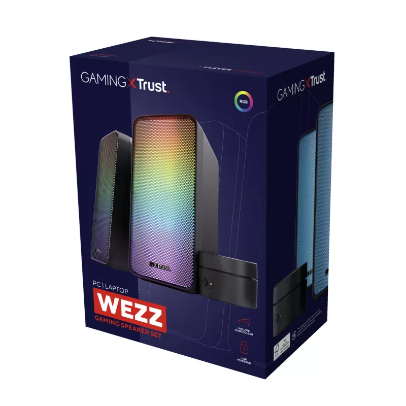 Trust GXT 611 Wezz skaļruņu komplekts 6 W PC/klēpjdatoram Melns 2.0 kanāli 3 W
