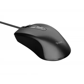 Trust 24657 optiskā pele, ambidextrous, USB-A, 1200 DPI