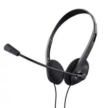 Trust 24659 austiņas/headset Vadu galvas saite Zvanīšana/Mūzika Melna