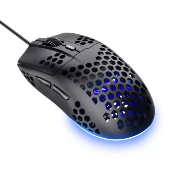 Trust GXT 928 HELOX, labā roka, optiskā, USB Type-A, 6400 DPI, melna