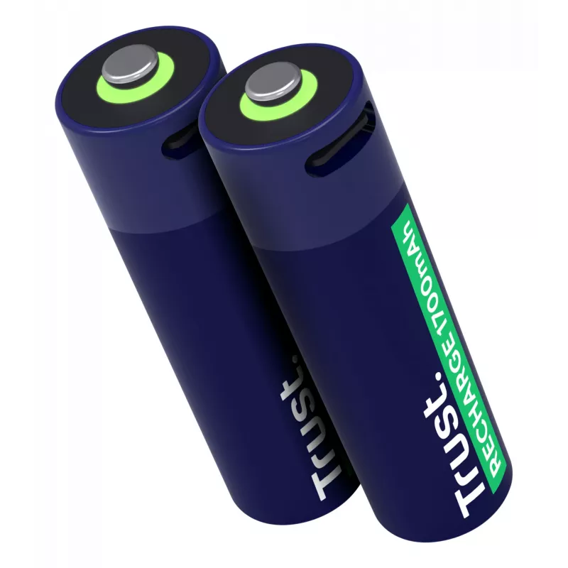Trust 25584 uzlādējama AA baterija, 2 gab., USB-C