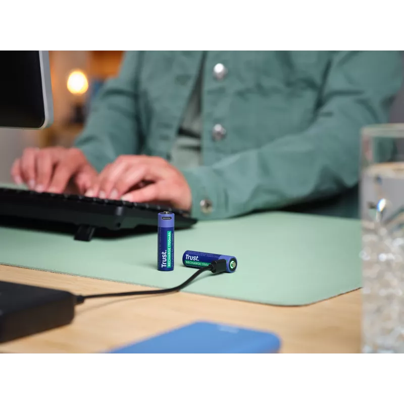 Trust 25584 uzlādējama AA baterija, 2 gab., USB-C