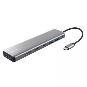 Trust 25661 USB Type-C centrmezgls alumīnija korpusā