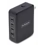 StarTech.com 140W USB-C sienas lādētājs, 3x USB-C/1x USB-A, PD 3.1 starptautiskais GaN barošanas adapteris MacBook/Dell XPS/Inspiron