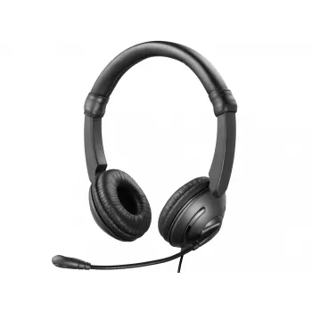 Sandberg MiniJack Headset Saver, vadu austiņas ar mikrofonu, zvaniem/mūzikai, 20-20000 Hz, 71 g, melnas