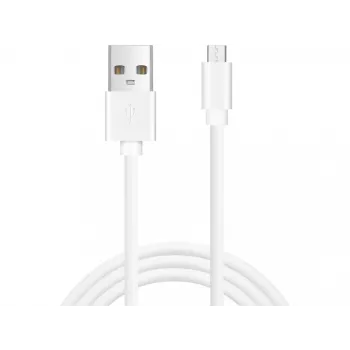 Sandberg MicroUSB Sync/Charge 1m SAVER, 1 m, Micro-USB A, USB A, Balts