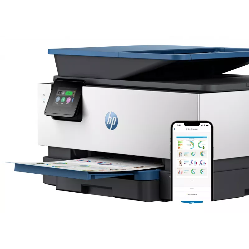 HP OfficeJet Pro 9125e Bezvadu Daudzfunkciju Krāsu Printeris, Instant Ink, Divpusēja Druka