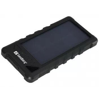 Sandberg Outdoor Solar Powerbank 16000, 16000 mAh, Litija-jonu, Melns