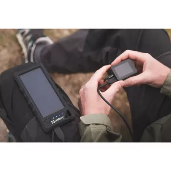 Sandberg Outdoor Solar Powerbank 16000, 16000 mAh, Litija-jonu, Melns