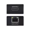 StarTech.com HDMI pagarinātājs pa CAT5e/CAT6, 4K 60Hz, līdz 60m, raidītāja un uztvērēja komplekts, barošana pa kabeli, kompakts korpuss