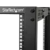 StarTech.com 4-Post 25U mobilais atvērtais serveru statīvs, četru stabu 19 collu tīkla statīvs ar riteņiem, regulējams dziļums datoru/AV/datu/IT aprīkojumam