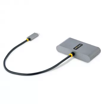 StarTech.com 4-Portu USB-C centrmezgls ar 100W PD caurlaidību - 2x USB-A + 2x USB-C - USB 3.0 5Gbps - 30cm kabelis - Pārnēsājams USB-C uz USB-A/C centrmezgls