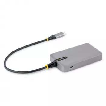 StarTech.com 4 portu USB-C centrmezgls - 5Gbps - barots no kopnes - USB C uz 4x USB-A centrmezgls ar papildu strāvas ieeju - pārnēsājams galddatora/klēpjdatora USB centrmezgls - 30 cm kabelis - USB paplašināšanas centrmezgls
