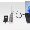StarTech.com 7-Portu USB-C Centrmezgls ar Individuāliem Ieslēgšanas/Izslēgšanas Slēdžiem, USB 3.0 5Gbps Paplašināšanas Centrmezgls ar Barošanas Avotu, Galddatora/Portatīvā USB-C uz USB-A Centrmezgls, USB Type C Centrmezgls ar BC 1.2