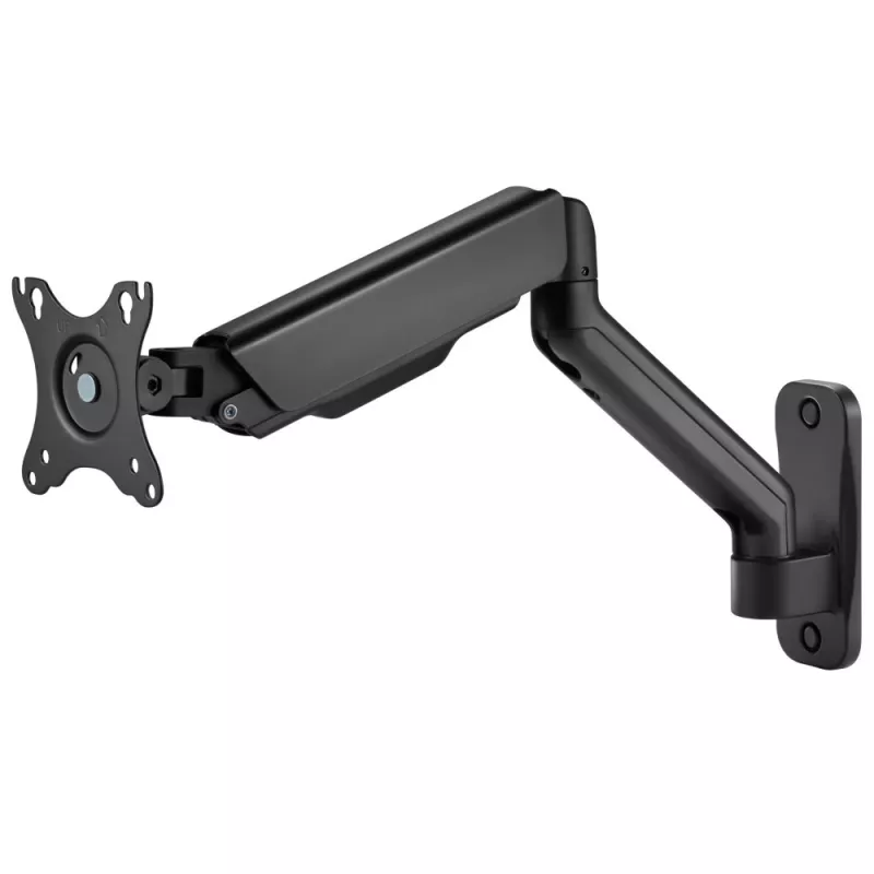 Techly ICA-LCD G112E pagriežams sienas turētājs ar gāzes amortizatoru, 1 ekrānam 17-32 collas (43-81,3 cm), 9 kg