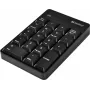 Sandberg Wireless Numeric Keypad 2 — bezvadu ciparu tastatūra, 18 taustiņi, RF Wireless, melna