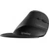 Sandberg Wireless Vertical Mouse Pro, vertikāla pele, optiska, RF bezvadu, 1600 DPI, melna