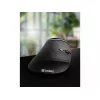 Sandberg Wireless Vertical Mouse Pro, vertikāla pele, optiska, RF bezvadu, 1600 DPI, melna