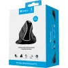 Sandberg Wireless Vertical Mouse Pro, vertikāla pele, optiska, RF bezvadu, 1600 DPI, melna