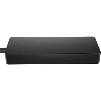 HP 4K USB-C daudzportu centrmezgls, USB Type-C, USB 3.2 Gen 2 (3.1 Gen 2) Type-C, 10000 Mbit/s, Melns, 4K Ultra HD, Ķīna
