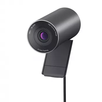 DELL Pro 2K Webcam – WB5023, 2560 x 1440 pikseļi, Full HD, 60 kadri/s, automātiska fokusēšana