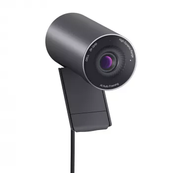 DELL Pro 2K Webcam – WB5023, 2560 x 1440 pikseļi, Full HD, 60 kadri/s, automātiska fokusēšana
