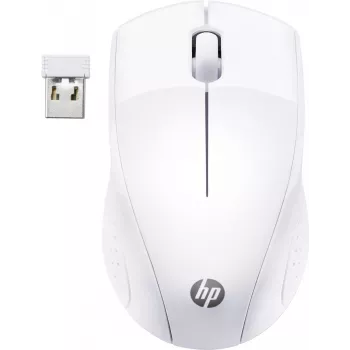 HP Wireless Mouse 220 (Snow White), optiskā, RF bezvadu, balts