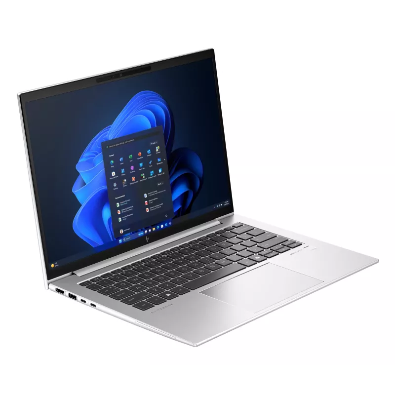 HP EliteBook 840 G11 Intel Core Ultra 7 165U klēpjdators 35.6 cm (14 collu) WUXGA 16 GB DDR5-SDRAM 512 GB SSD Wi-Fi 6E (802.11ax) Windows 11 Pro AI PC Sudrabs